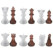 Sakk figura - szilikon öntőformák – kód:1059