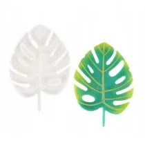 Nagy filodendron tálca – szilikon öntőforma – kód:457