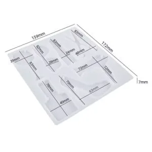 Csajos kulcstartok szilikon ontoforma