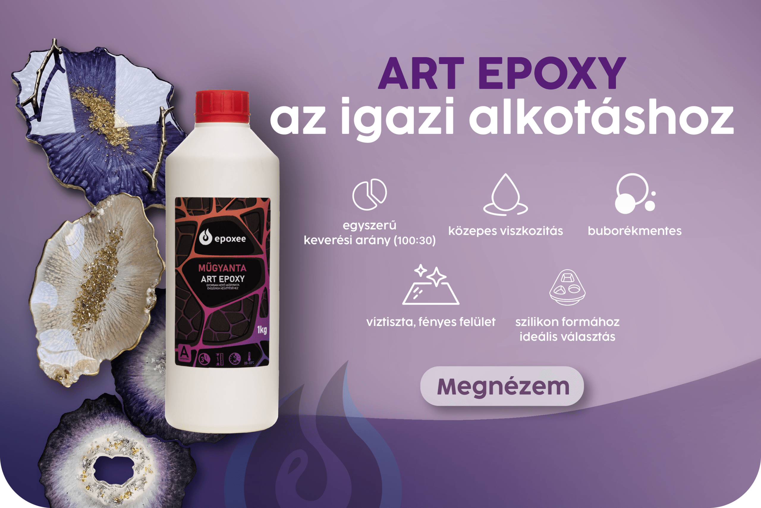 ART epoxy az igazi alkotáshoz