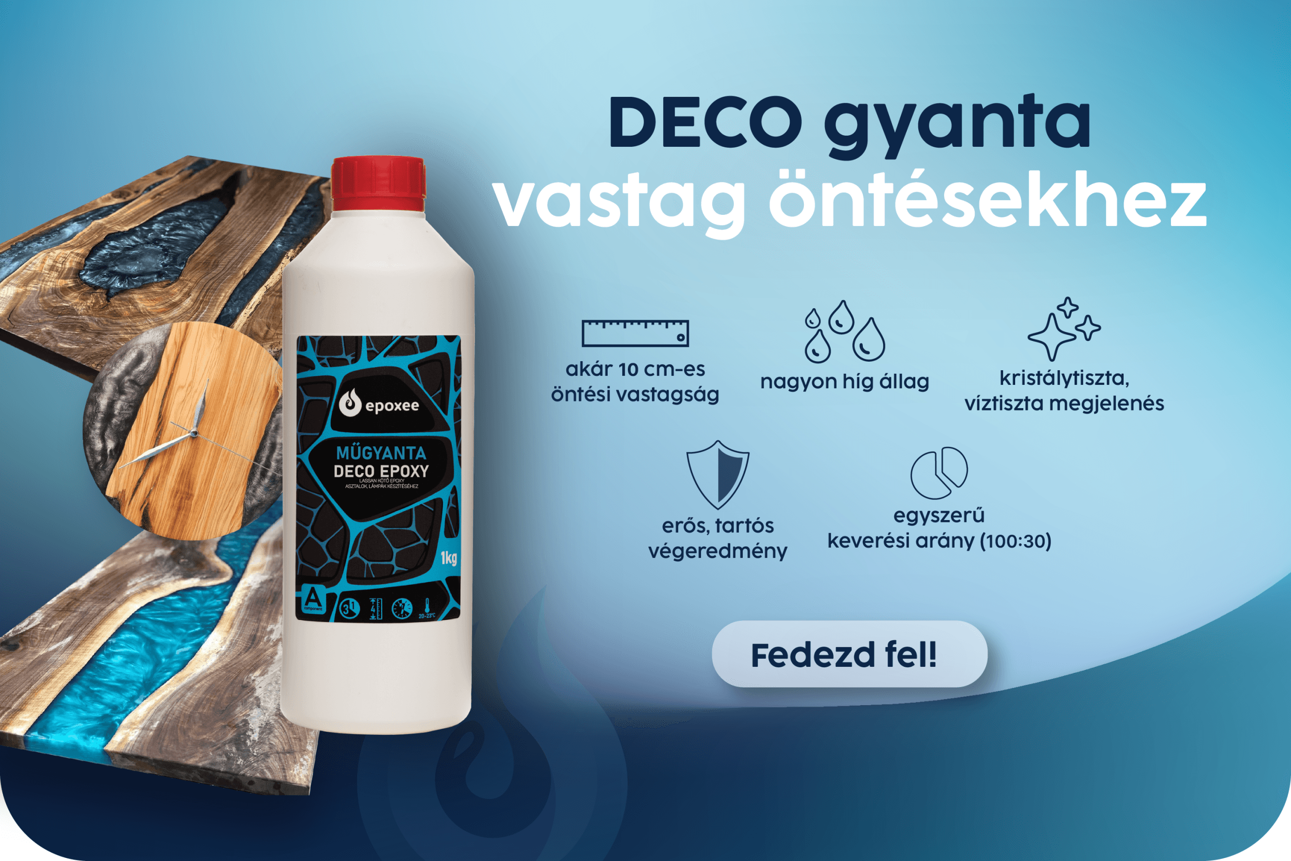 DECO gyanta vastag öntéshez