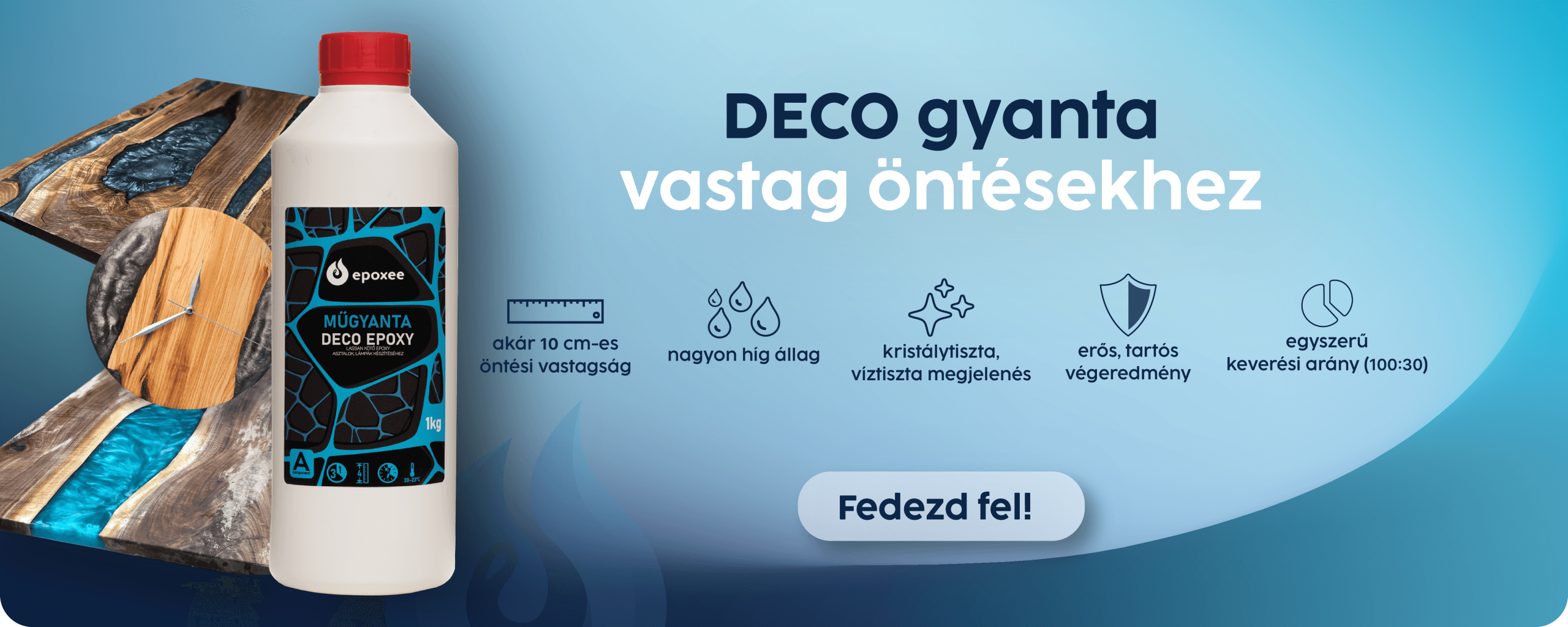 DECO gyanta vastag öntéshez